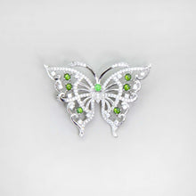  Butterfly Brooch (7pcs GreenJade)