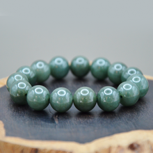  Round Beads Bracelet (Dark Yellowish-Green)