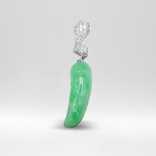  Jade(A) Diamond 44 - 0.44 ct 750WG Pendant