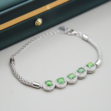  5 Oval Jade Bracelet