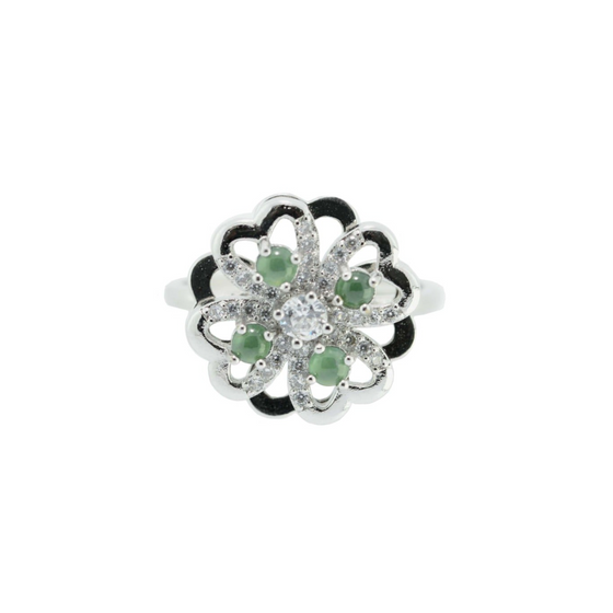 Clover Leaf Adjustable Spinner Ring (4G)